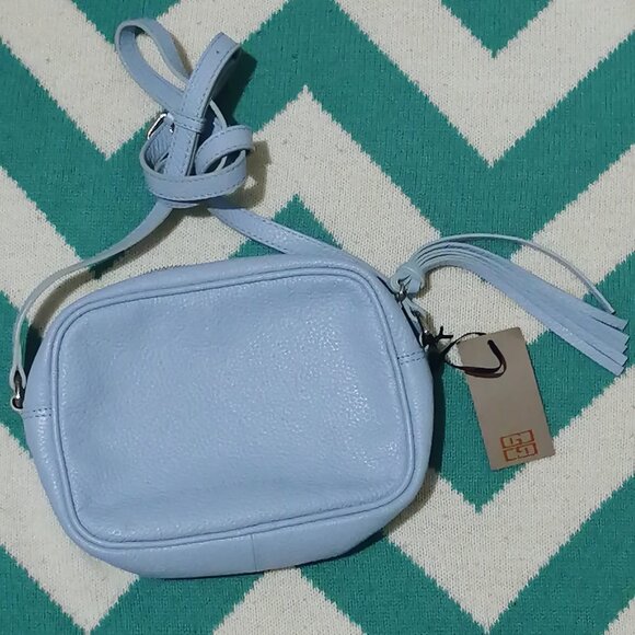 Genuine Leather Crossbody Bag, BNWT! - Picture 1 of 9